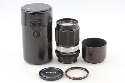 [COMO NUEVO con Estuche para Capucha] Lente Konica Hexanon 135 mm F3.5 Montaje AR de JAPÓN Foto 1 de 4