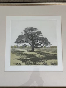 PHILIP GREENWOOD RE b1943 Limited Edition ETCHING "Dark Oak" 38/250 - Picture 1 of 5