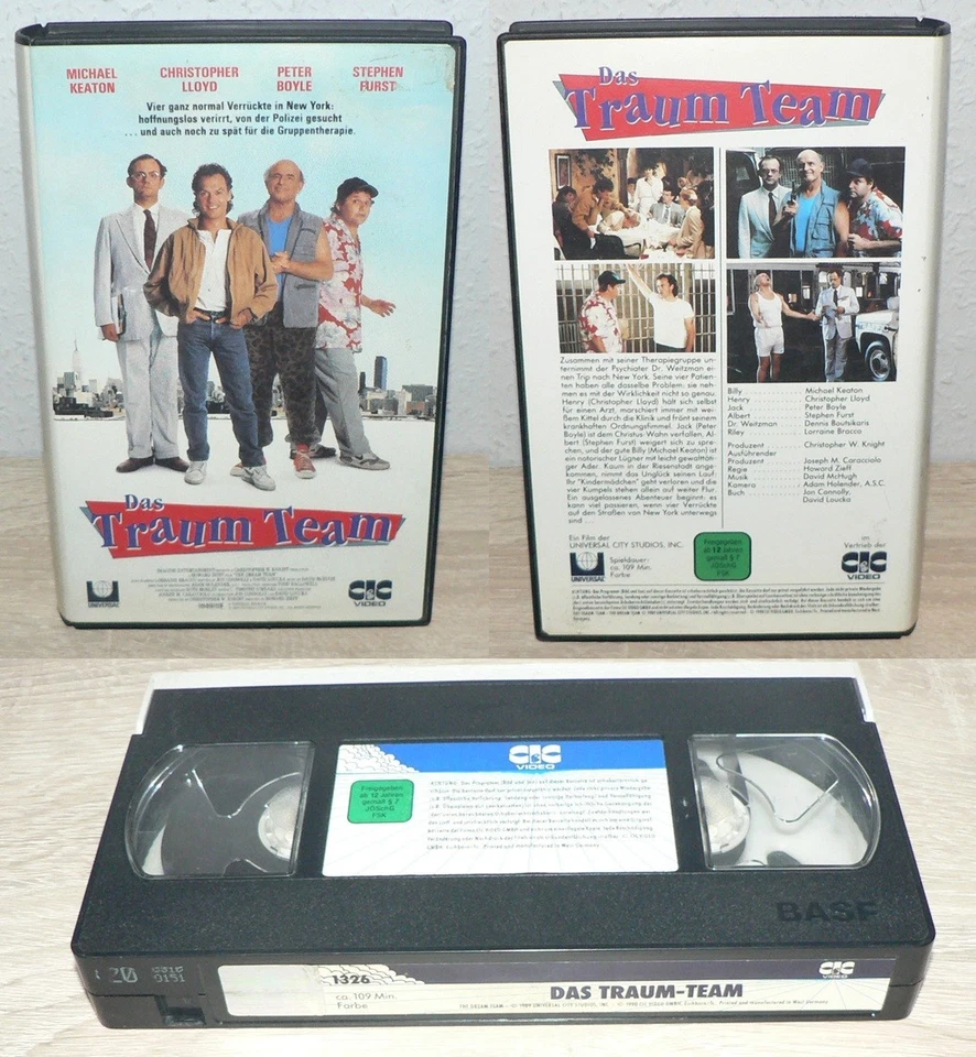 Das Traum Team VHS mit Keaton, Lloyd u.a. CIC XL Hardbox *Rarität* :-) - Bild 1 von 1