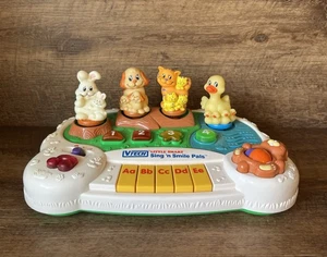 VTG VTech Little Smart Sing 'n Smile Pals Piano Animal Lights & Music *Video - Picture 1 of 14
