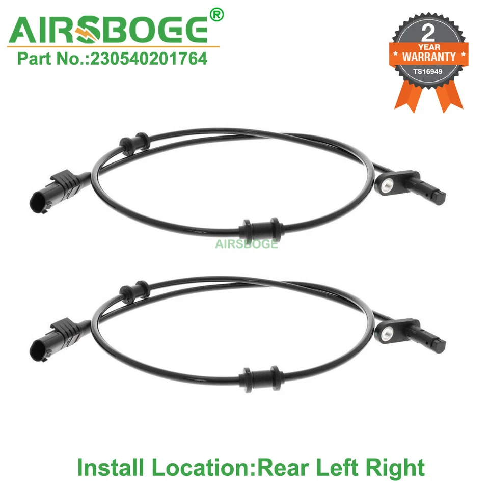 2X Rear Left Right ABS Wheel Speed Sensor For Mercedes-Benz SL500 SL550 SL600 - Image 1 of 4