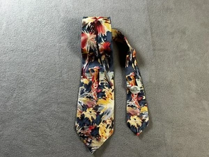 Corbata de Colección Tommy BAHAMA Para Hombre 100% Seda Azul Amarillo Boda Oficina - Imagen 1 de 7