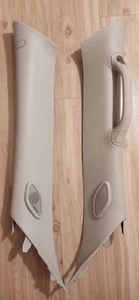 07-14 Tahoe Yukon Escalade Windshield Pillar Molding Trim RH LH PAIR Lt Cashmere - Picture 1 of 24