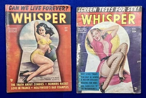 Revista para hombre Whisper Pulp julio 1950 noviembre 1952 usada - Imagen 1 de 11