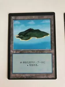 MTG MISPRINT ERROR MISCUT JAPANESE BLACK BORDERED ISLAND FBB OFF CENTER OFFSET - Picture 1 of 6