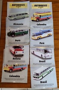 Bus Autobuses del Mundo lot 8 magazines éditoriaux Luppa