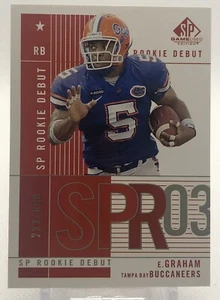 EARNEST GRAHAM 2003 SP Game Used Edition #117 ROOKIE RC 233/600 TB Buccaneers - Picture 1 of 3
