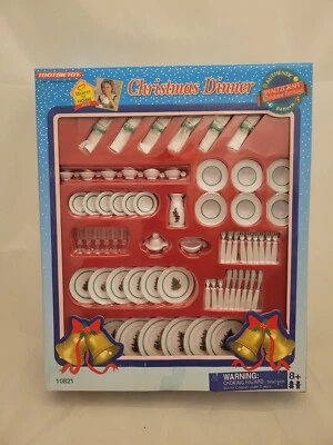 De colección Tootsie Juguete Corazones 'N Hogar Pfaltzgraff Juguete de Navidad Mini Cena Juego de Té Foto 1 de 4