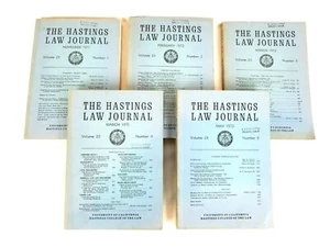 The Hastings Law Journal 1971-1972 Volume 23 Number 1-5 University of California - Picture 1 of 7