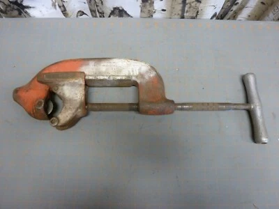 *Missing Rollers* RIDGID NO 4-S Iron Pipe Cutter  2" to 4" Cap. Heavy Duty USA - Image 1 of 4