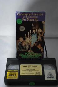 Kiss of Death Kung Fu Movie Fu Manchu Christopher Lee Marital Arts VHS '89
