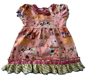 Matilda Jane Girls 18-24 Months short sleeve tunic dress bears balloons - Picture 1 of 6