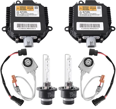 2 Set Xenon Ballast Igniter HID D2S Bulb Kit For 07-15 Infiniti G35 G37 Q40 Q50 - Image 1 of 4