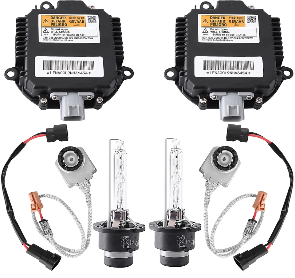 2 Set Xenon Ballast Igniter HID D2S Bulb Kit For 07-15 Infiniti G35 G37 Q40 Q50 - Image 1 of 4