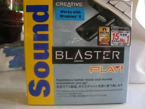 CREATIVE SOUNDBLASTER PLAY USB SOUND CARD - Picture 1 of 3