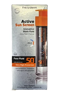 FREZYDERM Active Sun Screen Face Fluid LSF50 50ml NICHT GETÖNT - Bild 1 von 2