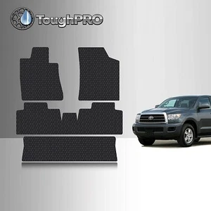 Alfombrillas ToughPRO + 3ª fila negra para Toyota Sequoia All Weather 2001-2004 - Imagen 1 de 7
