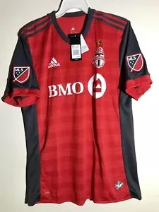 ADIDAS AUTHENTIC MLS JERSEY TORONTO FC TEAM RED SZ S - Picture 1 of 2