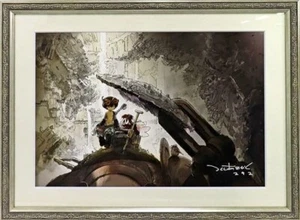 Made in Abyss Official Limited Manga Art Autograph Framed Painting Reproduction - Picture 1 of 9