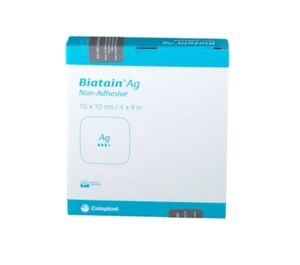 Biatain AG Schaumverband 10x10cm Antimikrobiell nicht haftend für Wundversorgung - Bild 1 von 7