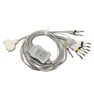 FHY Fukuda FX-7102 ECG/EKG Cable CardiMax FX-7101,FX-7202,FX-7402,FX-2111, IEC 4.0