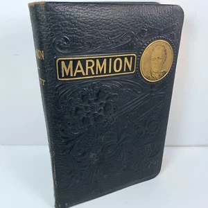 Marmion A Tale Of Flodden Field Sir Walter Scott Henneberry Antique Leather - Picture 1 of 12