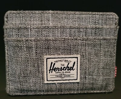New Herschel Supply Co. Men's Roy RFID Wallet Gray/ Black Stripes 30072-00919 OS - Image 1 of 4