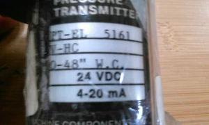 PMC V-HC ELECTRONIC PRESSURE TRANSMITTER, 0-48" W.C. - Picture 1 of 2