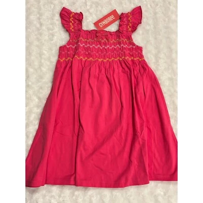 NWT Gymboree Pretty Lady Pink Smocked Flutter Sleeve Halter Dress 5 ADORABLE - Image 1 of 4