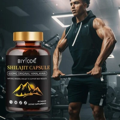 Shilajit | 100% pure Extract | 60 caps 600mg ORIGINAL HIMALAYAN UK