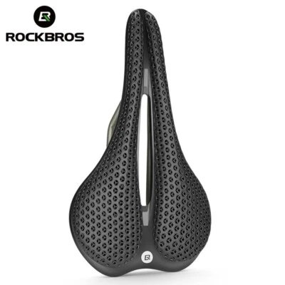 ROCKBROS 3D Printed MTB Road Bike Saddle Ultralight Hollow Cycling Bicycle Seat - Image 1 of 4