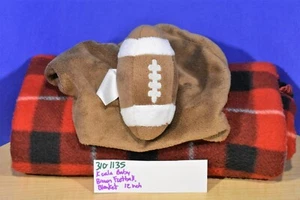 Koala Baby Brown and White Football Security Blanket Plush(310-1135) - Picture 1 of 3