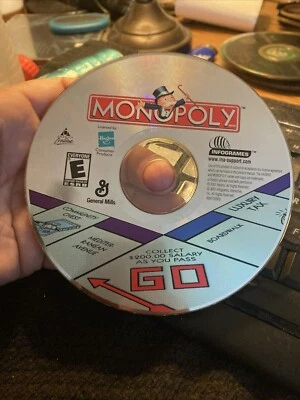 Vintage Monopoly 2001 PC Game Hasbro General Mills Infogrames Cereal Promotion - Image 1 of 2