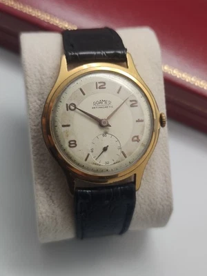 Vintage Watch Roamer military Antimagnetic Manual Wind  Swiss made Gold-Tone 40s - Image 1 of 4