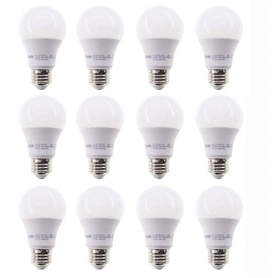 VERBATIM 99940 DIMMABLE A19 LED LIGHT BULB, E26, 480LM, 6W, 5000K (12-PACK) - Image 1 of 4