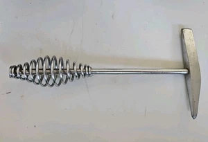 10" Spring Handled Chipping Hammer Chisel Chip Slag Pick Weld Removal Welding Vt - Picture 1 of 8