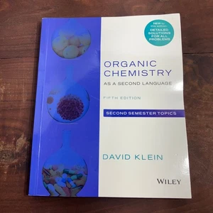Organic Chemistry as a Second Language 5th Ed David Klein Wiley - Imagen 1 de 7