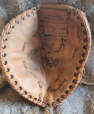 *ОЧЕНЬ РЕДКАЯ* винтажная бейсбольная перчатка MacGregor GB20 Moose Skowron для первой базы левая 1960-е - Изображение 1 из 4