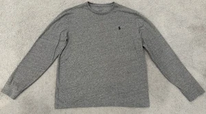 Polo Ralph Lauren Herren Shirt Größe L Large grau meliert Langarm Pullover Crew - Bild 1 von 3