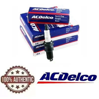 AC DELCO R43TS Spark Plug 8 Piece Set Kit for Chevy Ford GMC Pickup Truck V8 - Image 1 of 4