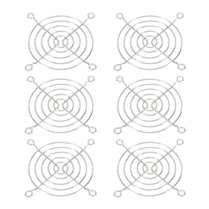 80mm Lüfter Fingergrill, 6er Pack 304 Edelstahl Lüfter Schutzabdeckung - Bild 1 von 6