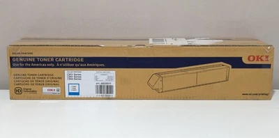 Cartucho de tóner original OKI 45536515 cian de alta capacidad 38K C931 C941 C942 Foto 1 de 3
