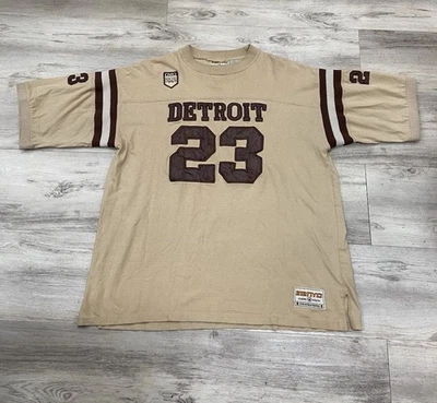 Camiseta deportiva Y2K 212 NYC Detroit bronceada para hombre XL Foto 1 de 4