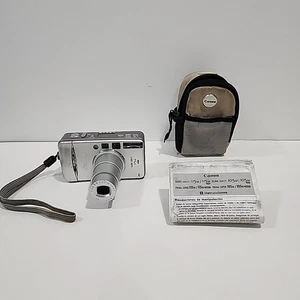 Canon Sure Shot 115u Date Camera 35mm Point & Shoot Zoom Lens Silver Must See! - Picture 1 of 10