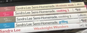 Lot of 6 Sandra Lee Semi Homemade Cookbooks Family Favorites - Imagen 1 de 6