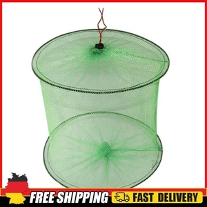 2-lagiges Fischschutznetz, tragbares Nylon-Fischkrabben-Hummerk?fig-Angelnetz - Afbeelding 1 van 4
