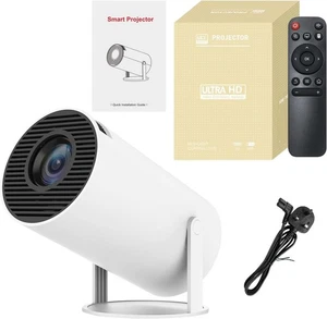 New 4K Mini Projector HY300 WiFi6 Android Bluetooth Cinema Portable Home Theater - Picture 1 of 1