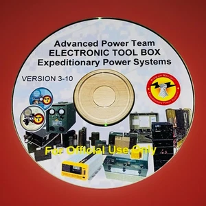 USMC Marine Corps Training CD Advanced Power Electronic Toolbox Expeditionary - Picture 1 of 1