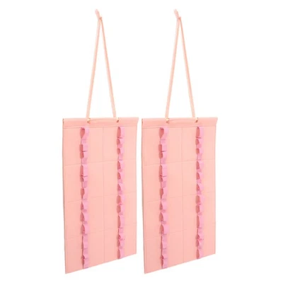  2 Pcs Martial Arts Equipment Storage Bag Karate Belt Display Rack for Learners - Image 1 of 4