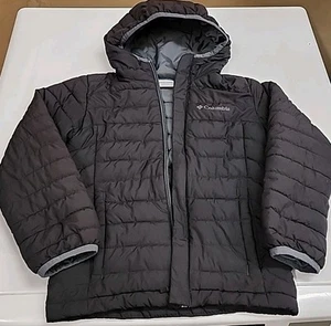 Columbia Jacket XS Kids Pike Lake Waterproof & Breathable Black+Measurements  - Picture 1 of 10
